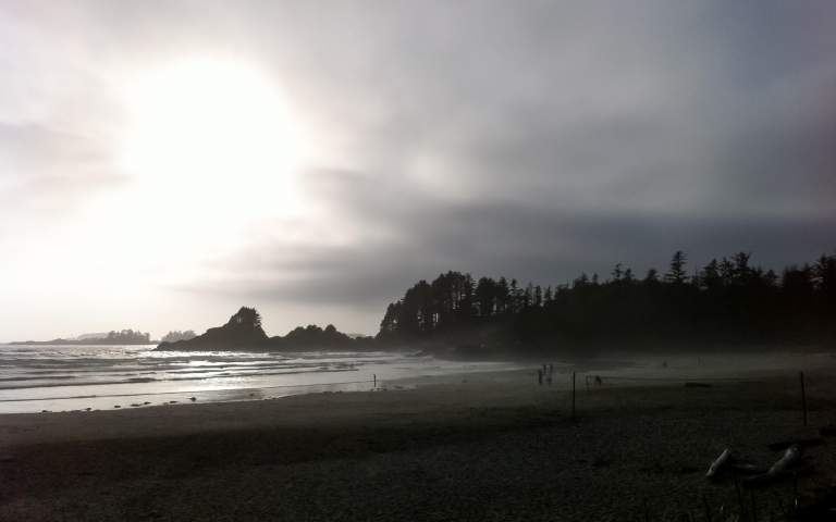 Landscape Photos. Featured LIFELIGHTLENS image of Tofino as a natural bnw silhouette.